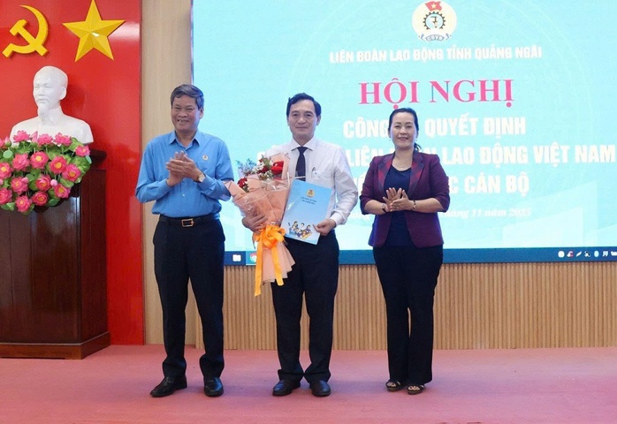 Quảng Ngãi có tân Chủ tịch LĐLĐ - Ảnh 1.