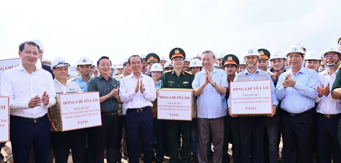 Tổng Bí thư Tô Lâm kiểm tra Dự án sân bay Long Thành - Ảnh 4.