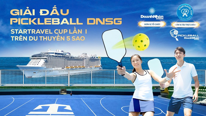 Giải Pickleball Doanh nhân Sài Gòn quy tụ 100 tay vợt tranh tài - Ảnh 1.