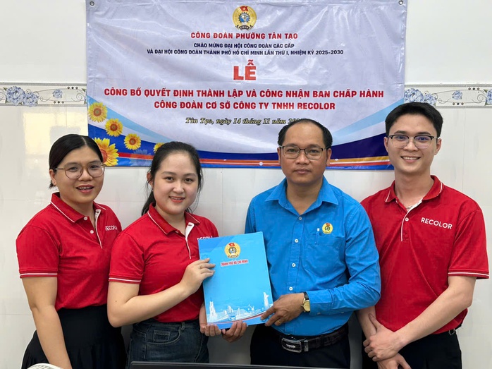 TP HCM: Thêm nhiều Công đoàn cơ sở được thành lập - Ảnh 1.
