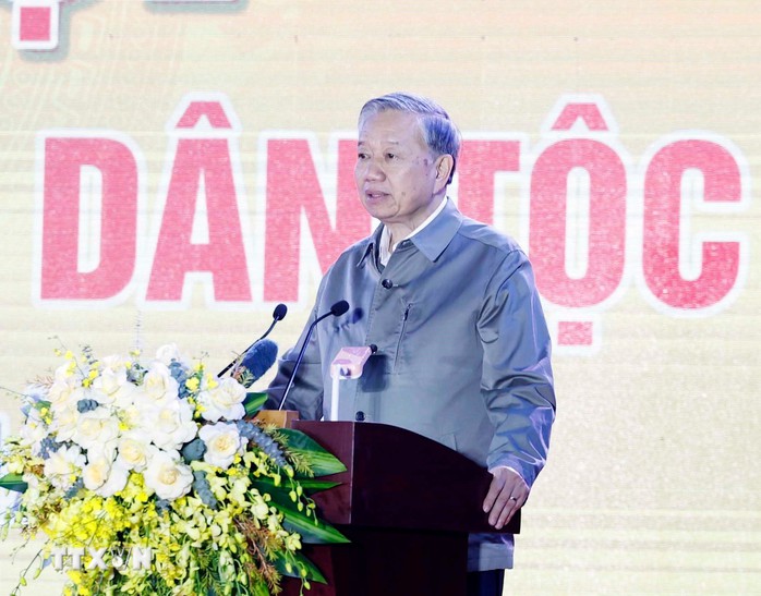 Tổng Bí thư Tô Lâm: Lan tỏa tinh thần "5 dám" và "3 cùng" là góp một viên gạch bền chắc vào ngôi nhà - Ảnh 1.