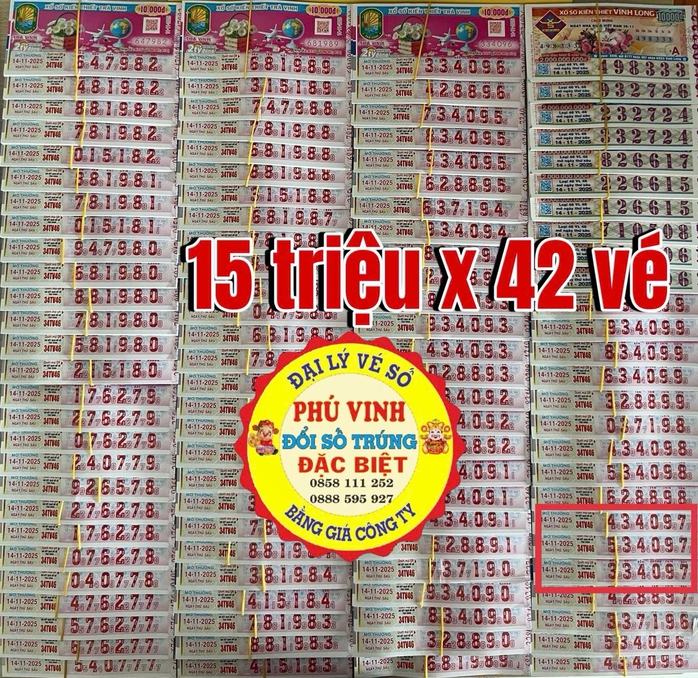 Xổ số miền Nam: Chủ nhân trúng lớn vé số Bình Dương , Trà Vinh , Vĩnh Long - Ảnh 4. Xổ số miền Nam: Chủ nhân trúng lớn vé số Bình Dương , Trà Vinh , Vĩnh Long - Ảnh 4.