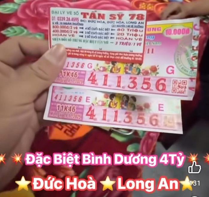 Xổ số miền Nam: Chủ nhân trúng lớn vé số Bình Dương , Trà Vinh , Vĩnh Long - Ảnh 1. Xổ số miền Nam: Chủ nhân trúng lớn vé số Bình Dương , Trà Vinh , Vĩnh Long - Ảnh 1.