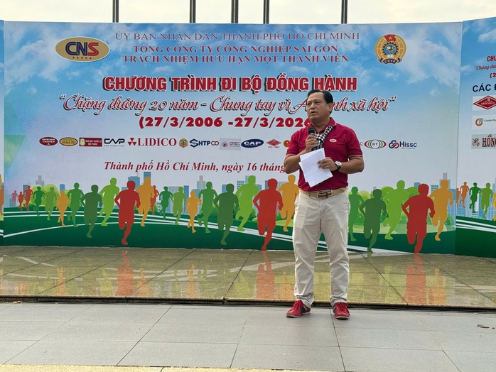 Tổng Công ty Công nghiệp Sài Gòn đi bộ đồng hành vì an sinh xã hội - Ảnh 1.