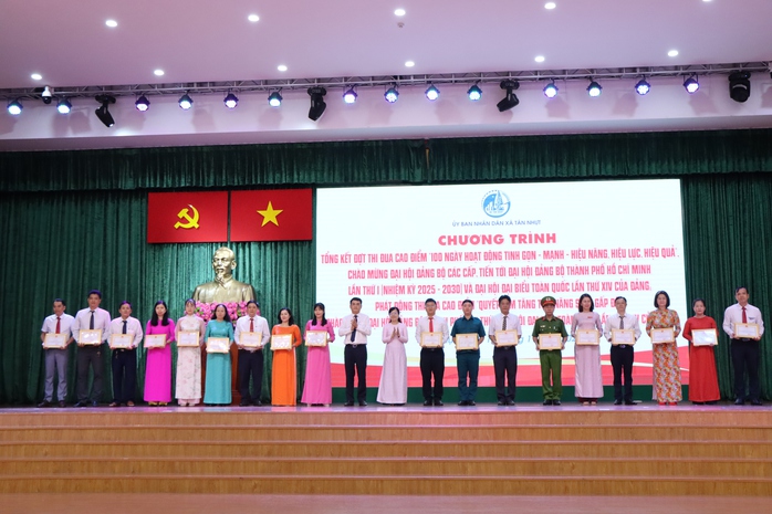 “100 ngày tinh – gọn – mạnh” tại xã Tân Nhựt - Ảnh 1.