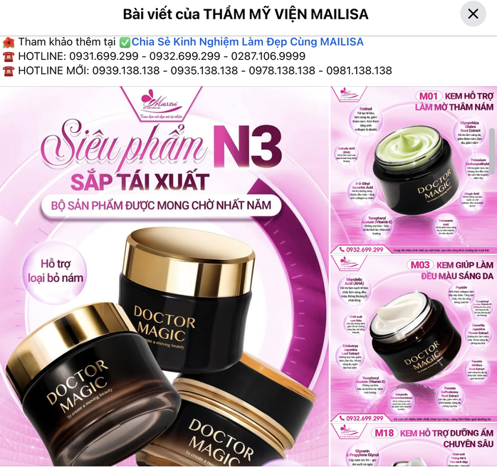 162 sản phẩm của Mailisa bị lấy mẫu kiểm tra - Ảnh 2.