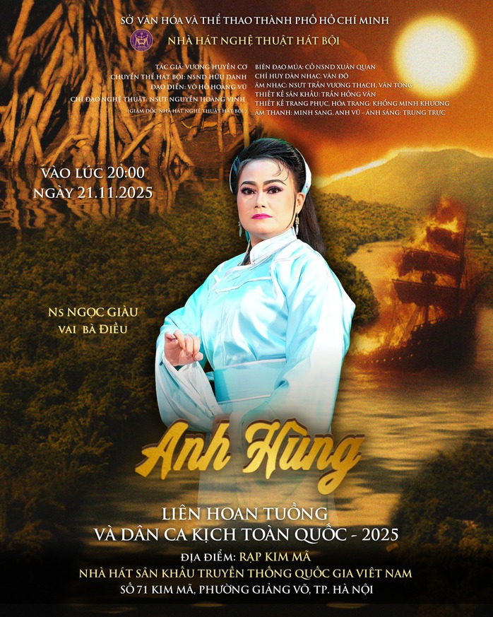 Nhà hát Nghệ thuật Hát Bội TP HCM mang vở "Anh Hùng" ra thủ đô tranh tài - Ảnh 2.