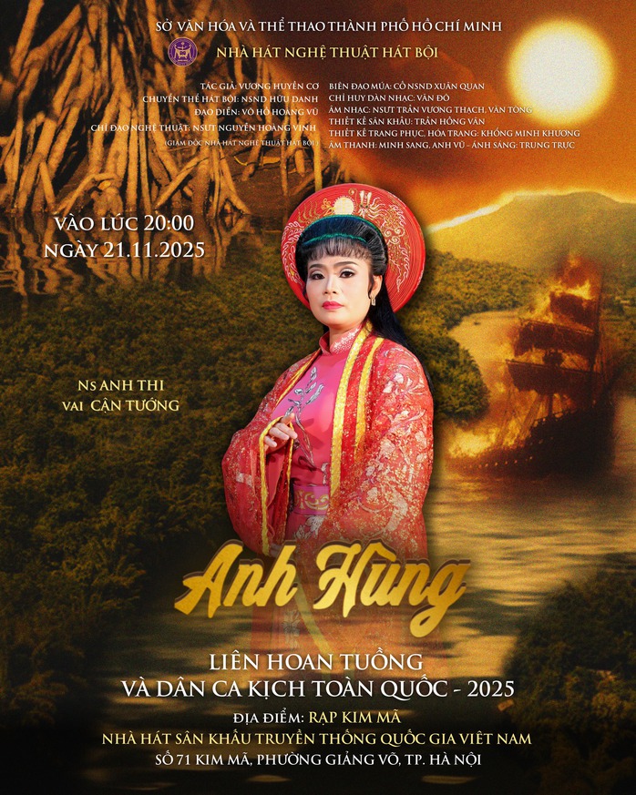 Nhà hát Nghệ thuật Hát Bội TP HCM mang vở "Anh Hùng" ra thủ đô tranh tài - Ảnh 4.