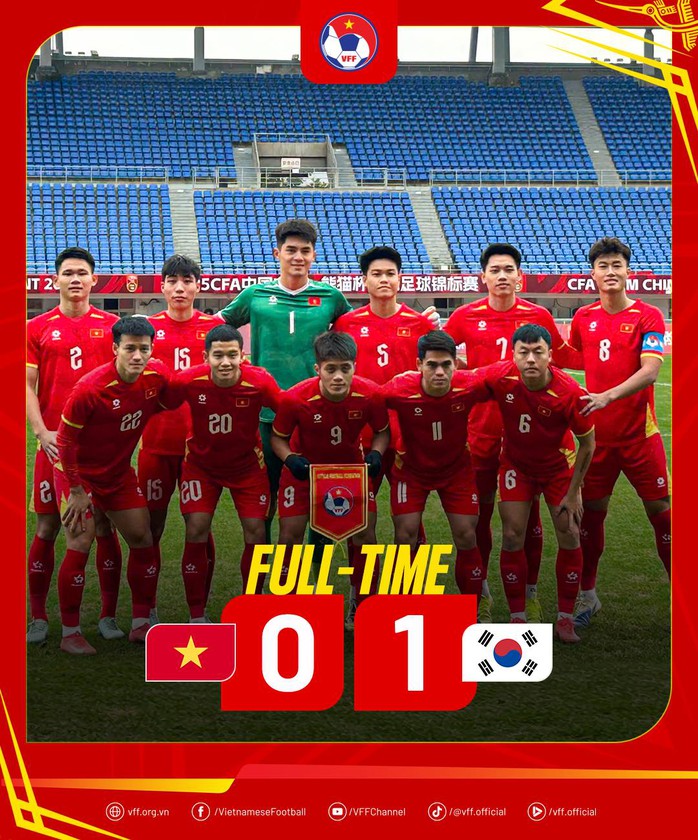 U22 Việt Nam thua trận thứ 2 liên tiếp ở Trung Quốc - Ảnh 4.