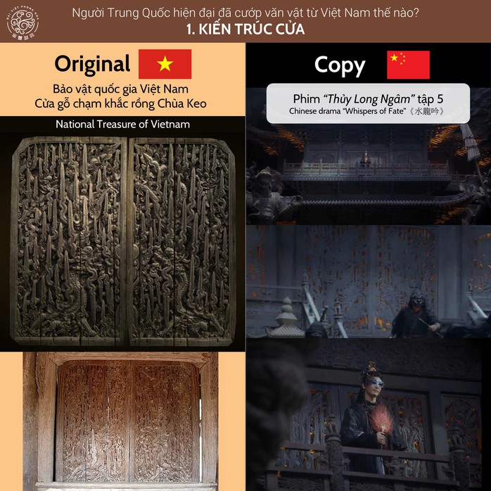 Phim "Thủy long ngâm" có La Vân Hi bị nghi sao chép bảo vật quốc gia Việt - Ảnh 1.