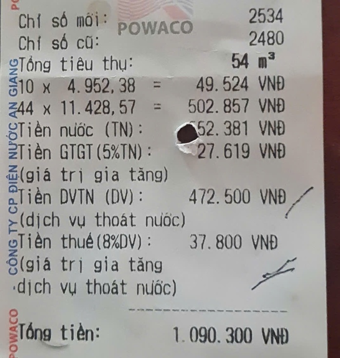 An Giang: Người dân bức xúc việc “gánh” phí dịch vụ thoát nước không hợp lý - Ảnh 3.