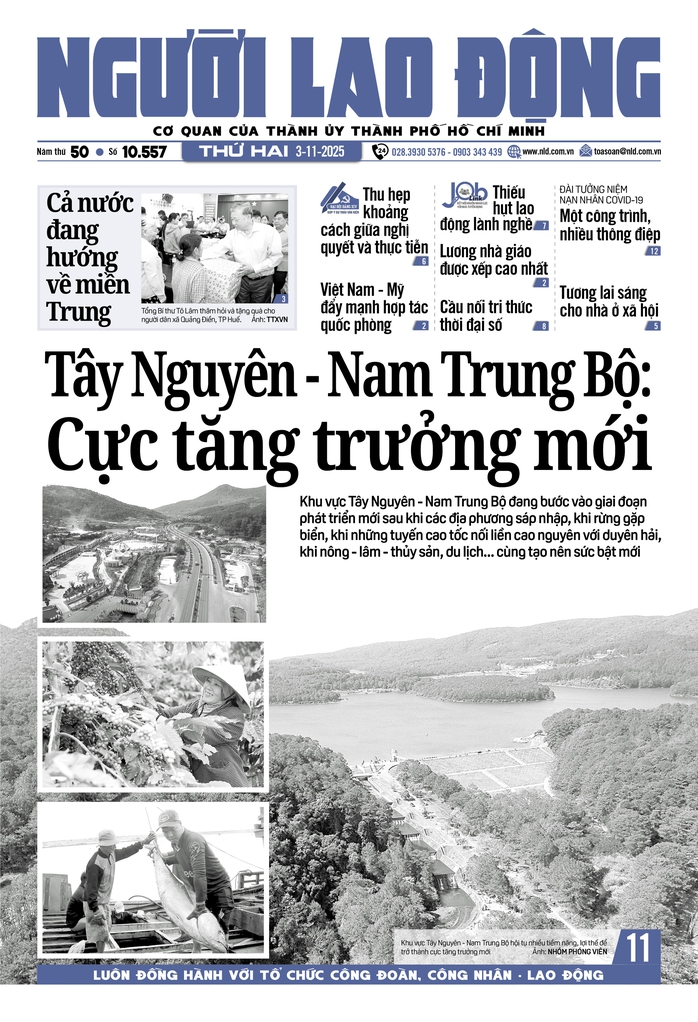 Báo in Người Lao Động 3-11 - Ảnh 1. Báo in Người Lao Động 3-11 - Ảnh 1.