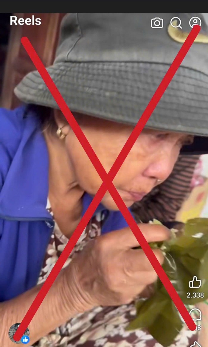 Công an Đà Nẵng làm rõ clip "cụ bà mấy ngày không ăn uống trong mùa lụt" - Ảnh 1.