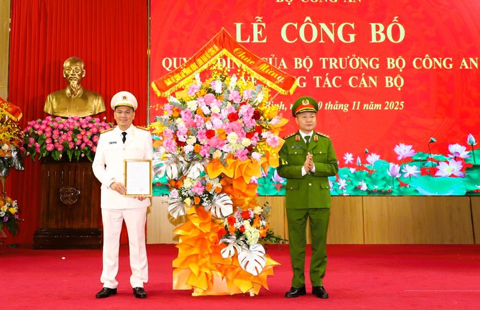 Phó Giám đốc Công an Quảng Ninh làm Giám đốc Công an tỉnh Ninh Bình - Ảnh 1.