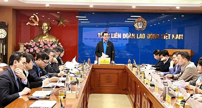 Đại hội XIV Công đoàn Việt Nam dự kiến tổ chức vào tháng 6-2026 - Ảnh 1. Đại hội XIV Công đoàn Việt Nam dự kiến tổ chức vào tháng 6-2026 - Ảnh 1.