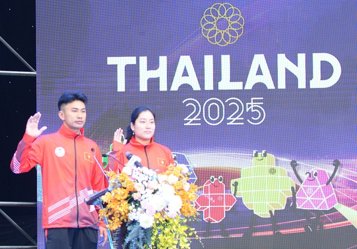 Lễ xuất quân của Đoàn Thể thao Việt Nam khu vực phía Nam dự SEA Games 33 - Ảnh 3.