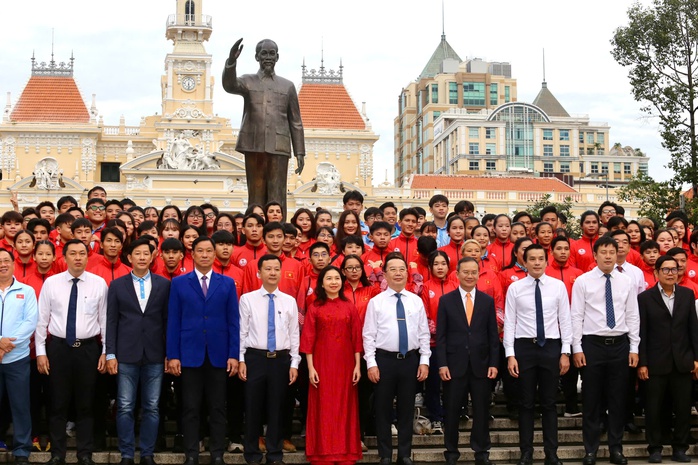 Lễ xuất quân của Đoàn Thể thao Việt Nam khu vực phía Nam dự SEA Games 33 - Ảnh 1.