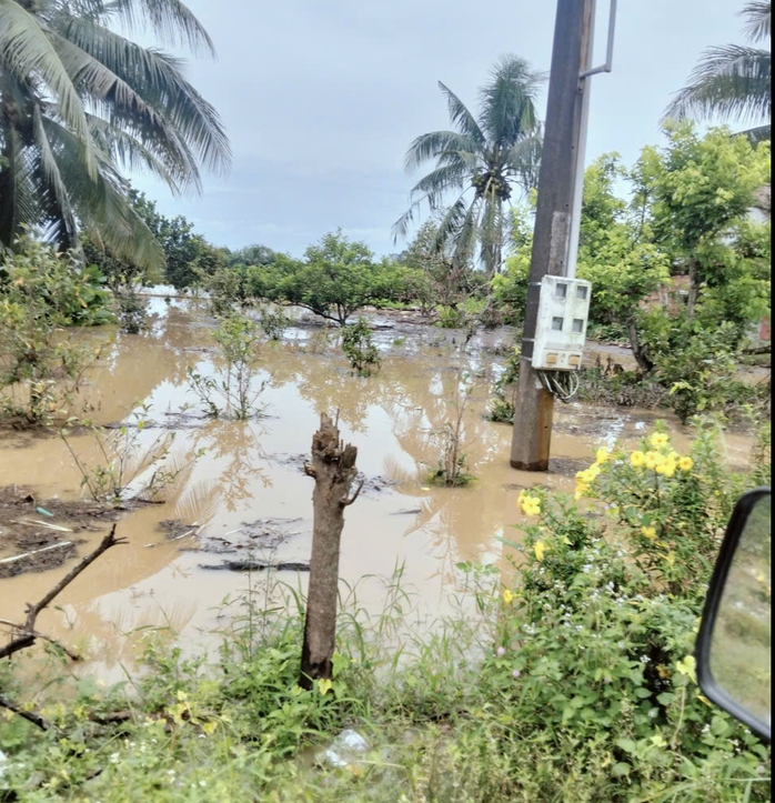 Thủy điện Trị An xả lũ gây ngập lụt , cắt điện hàng trăm hộ dân ven sông Đồng Nai - Ảnh 4.