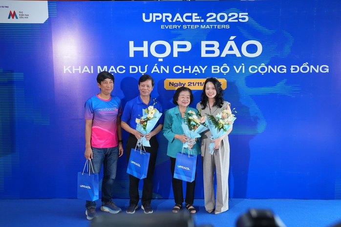 Diễn viên Khả Ngân làm đại sứ dự án chạy bộ vì cộng đồng UpRace 2025 - Ảnh 1.