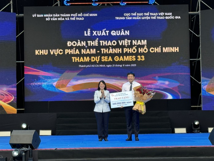 Lễ xuất quân của Đoàn Thể thao Việt Nam khu vực phía Nam dự SEA Games 33 - Ảnh 4.
