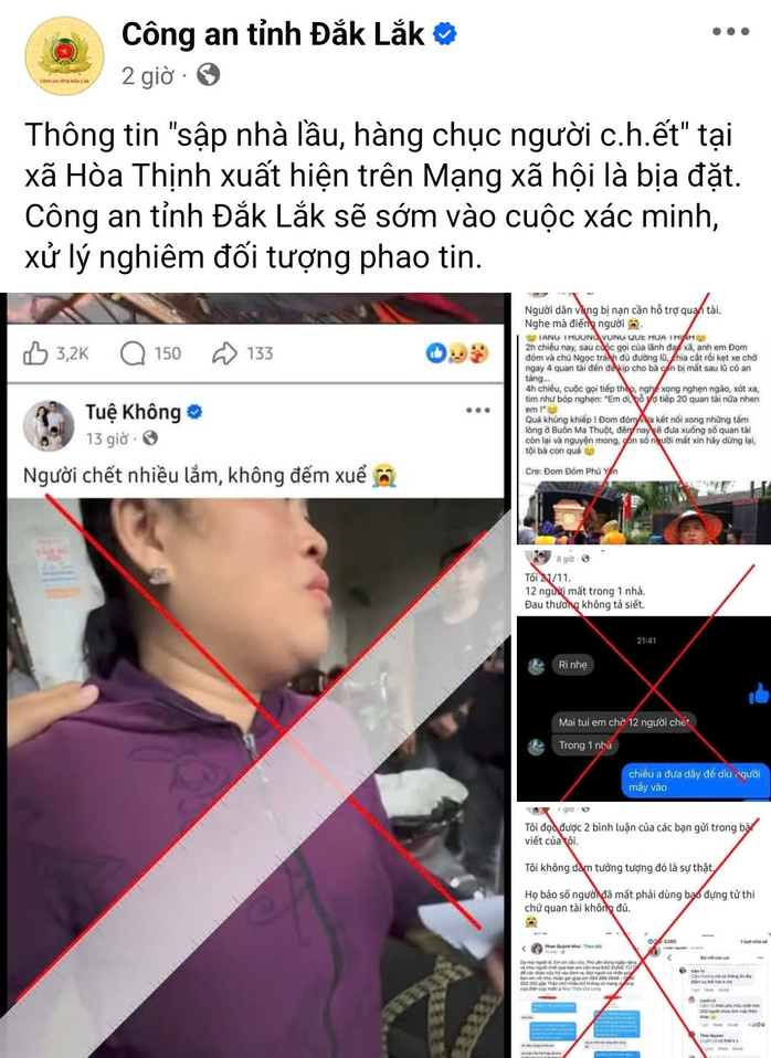 Số liệu thống kê số người chết lũ tại xã hòa Thịnh , Đắk Lắk chính xác - Ảnh 1.