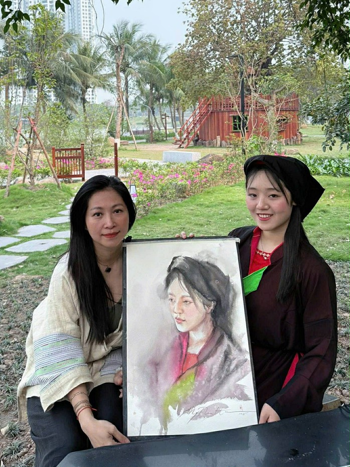 Chân dung màu nước- sự soi chiếu qua những tấm gương của Nguyễn Thu Hà - Ảnh 8.