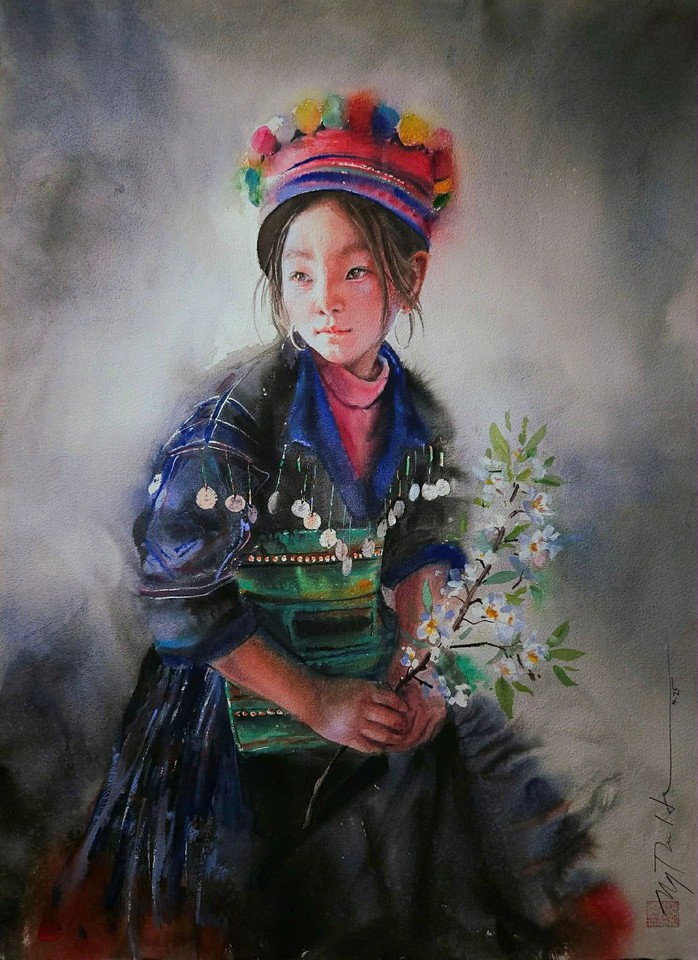 Chân dung màu nước- sự soi chiếu qua những tấm gương của Nguyễn Thu Hà - Ảnh 5.