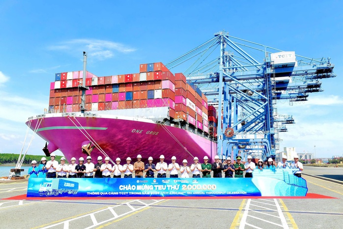 Cảng TCIT vượt mốc 2 triệu TEU lần thứ ba - Ảnh 1.