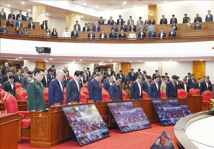 Tổng Bí thư Tô Lâm và các đại biểu quyên góp, ủng hộ đồng bào chịu ảnh hưởng bởi bão lũ - Ảnh 1.