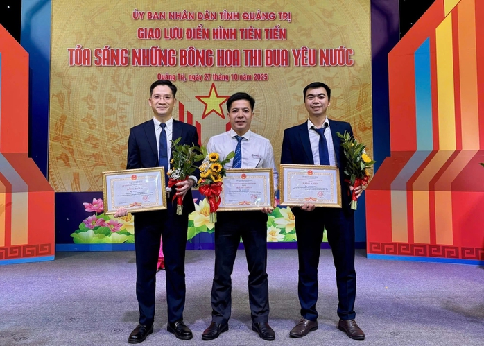 3 cán bộ ngành điện Quảng Trị được vinh danh tại Đại hội Thi đua yêu nước - Ảnh 1.