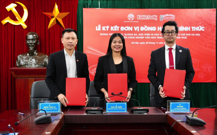 Ký kết hợp tác bảo vệ và quảng bá ẩm thực Hà Nội - di sản Phở - Ảnh 1.