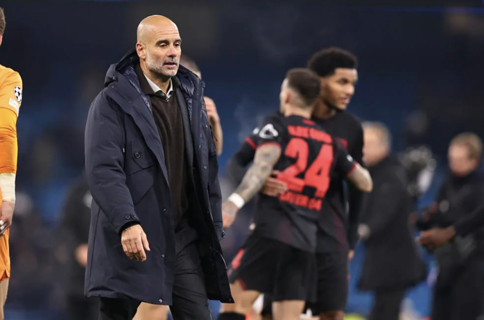 Man City gục ngã trước Leverkusen, Pep Guardiola nhận cột mốc đáng quên - Ảnh 1.