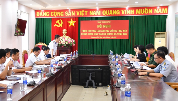 Thanh tra Chính phủ kiểm tra công tác chống IUU tại Vùng Cảnh sát biển 3 - Ảnh 1.