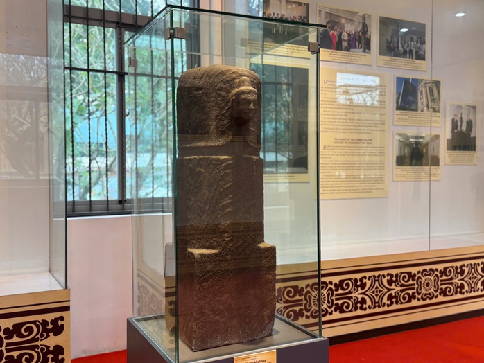 6 bảo vật quốc gia từ Mỹ Sơn đang được trưng bày ở Đà Nẵng - Ảnh 3.