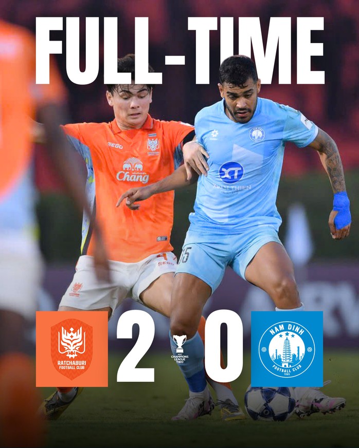 Thua trắng đội bóng Thái Lan, CLB Nam Định sớm chia tay AFC Champions League Two - Ảnh 2.