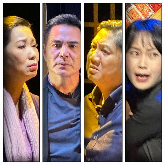 Trịnh Kim Chi, Trung Dũng, Vũ Xuân Trang, Hoàng Thy hội ngộ cảm xúc trong kịch "Truy tâm" - Ảnh 1.