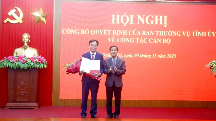 Ông Nguyễn Lương Bình trở thành Trưởng Ban Tổ chức Tỉnh ủy Quảng Trị mới - Ảnh 1.