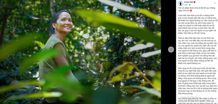 Lời xin lỗi của hoa hậu H'Hen Niê   - Ảnh 1.