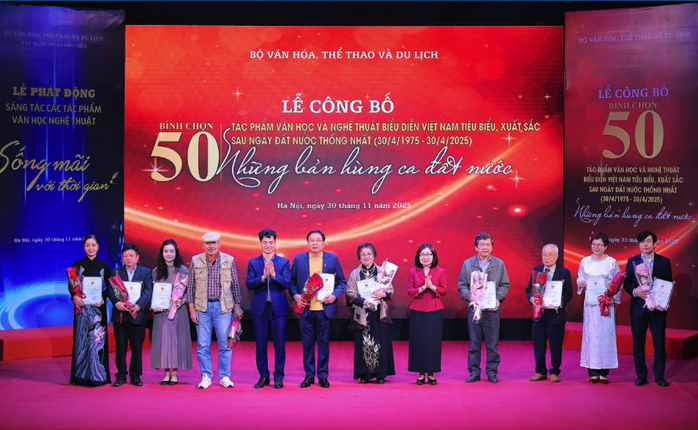 Công bố 50 tác phẩm văn học, nghệ thuật biểu diễn Việt Nam tiêu biểu, xuất sắc - Ảnh 4.