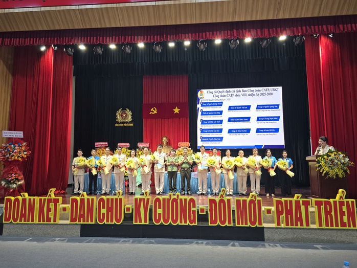 Công đoàn Công an TPHCM tổ chức đại hội đại biểu lần VIII - Ảnh 1.