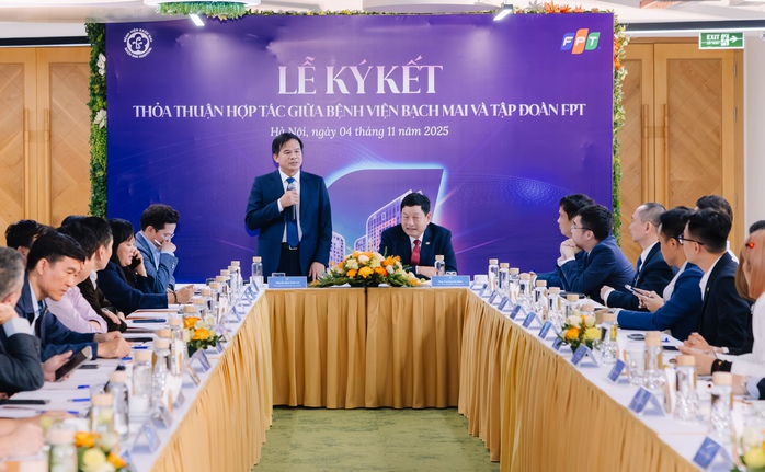 Tập đoàn công nghệ hàng đầu “bắt tay” bệnh viện chuyển đổi số - Ảnh 1.