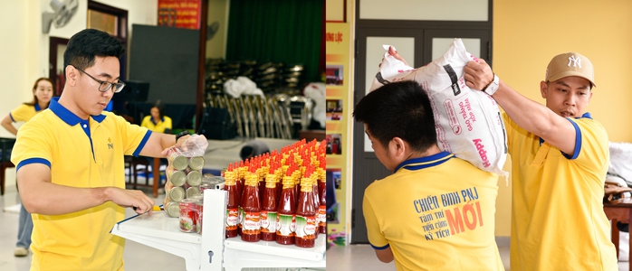 PNJ kích hoạt "Siêu thị mini 0 đồng" hỗ trợ người dân miền Trung bị lũ lụt - Ảnh 5.