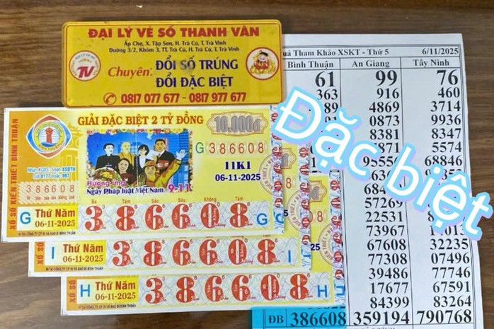 Xổ số miền Nam: Người trúng giải đặc biệt với dãy số 386608 và 767459 - Ảnh 3. Xổ số miền Nam: Người trúng giải đặc biệt với dãy số 386608 và 767459 - Ảnh 3.