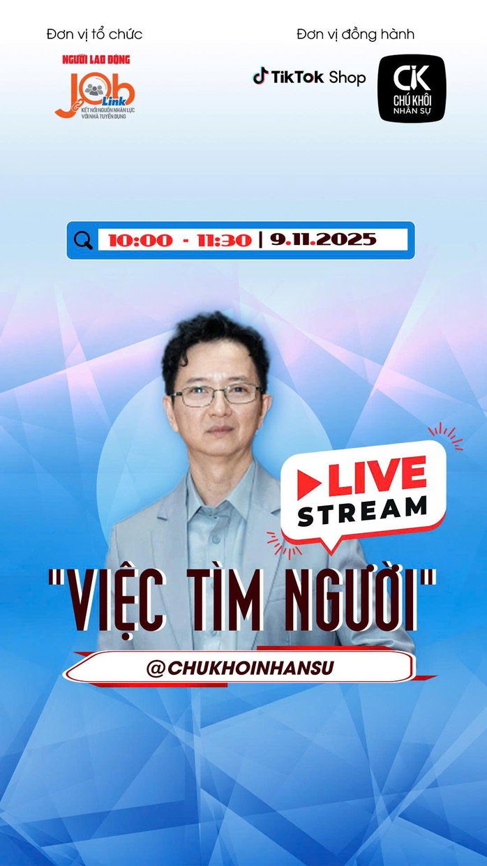 Tiktoker "Chú Khôi nhân sự" sẽ xuất hiện tại Joblink 2025 - Ảnh 1.