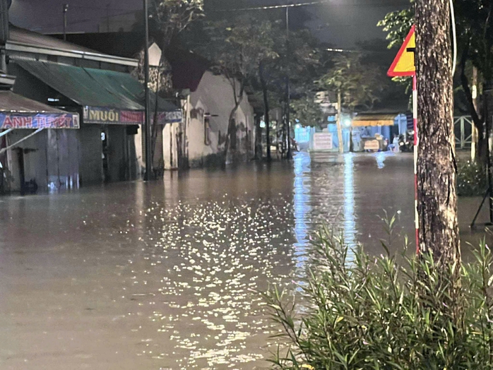 Triều cường dâng cao, người dân TP HCM chèo thuyền trên phố - Ảnh 3.