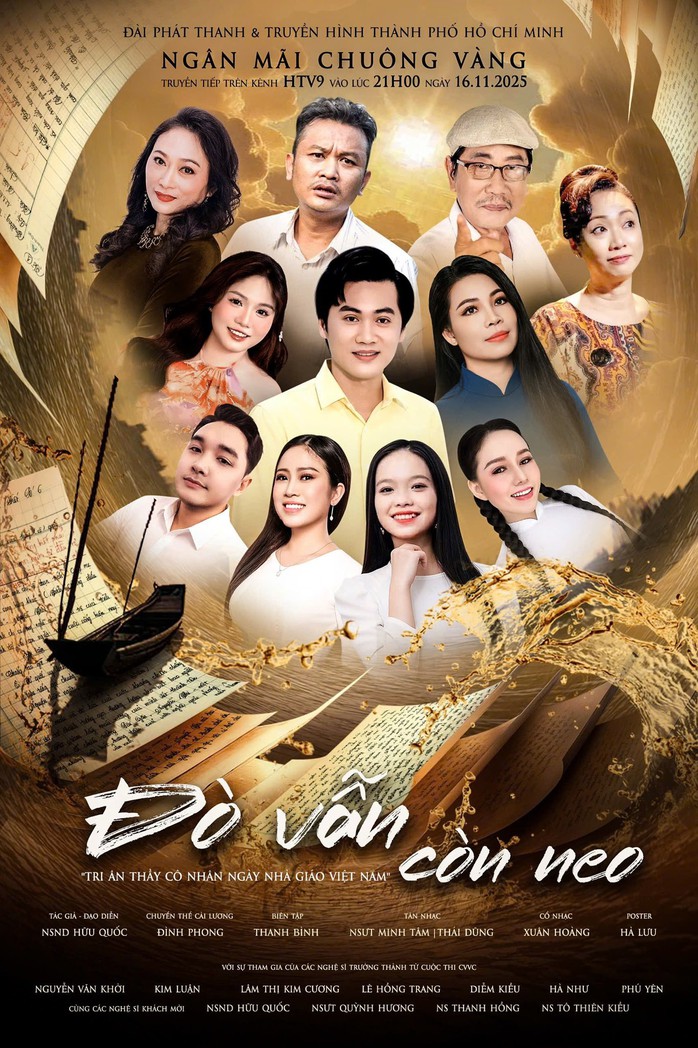 NSND Hữu Quốc quay lại "Ngân mãi chuông vàng" sau 3 năm vắng bóng với vở "Đò vẫn còn neo" - Ảnh 1.