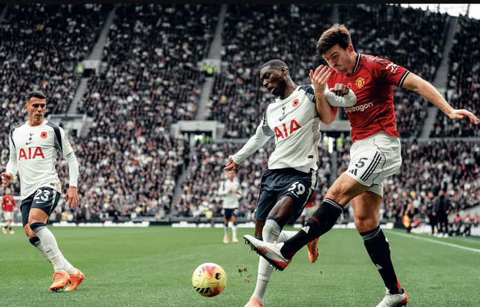 Bùng nổ bàn thắng phút bù giờ, Tottenham rơi chiến thắng trước Man United - Ảnh 1.
