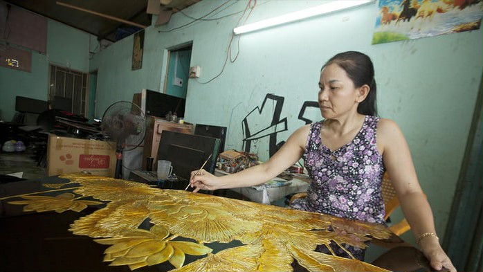 “Bảo tàng sống” của nghệ thuật sơn mài Việt Nam - Ảnh 4.