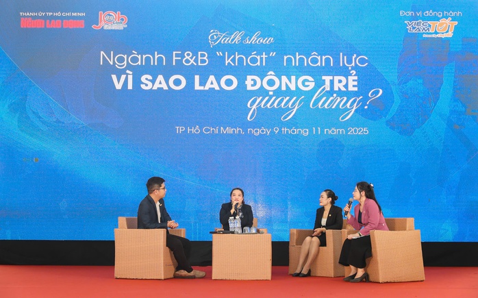 TALKSHOW: "Ngành F&B khát nhân lực – Vì sao lao động trẻ quay lưng?" - Ảnh 1.