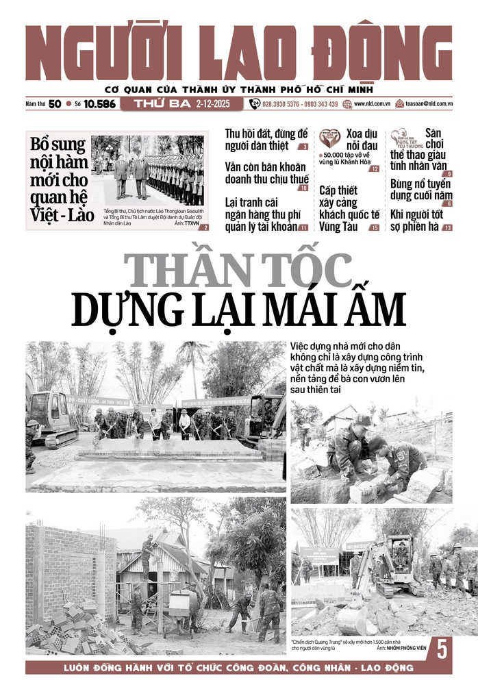 Báo in ngày 2-12: Lại tranh cãi ngân hàng thu phí quản lý tài khoản - Ảnh 1.